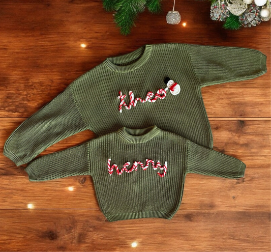 Army Green Sweater (Name Only)